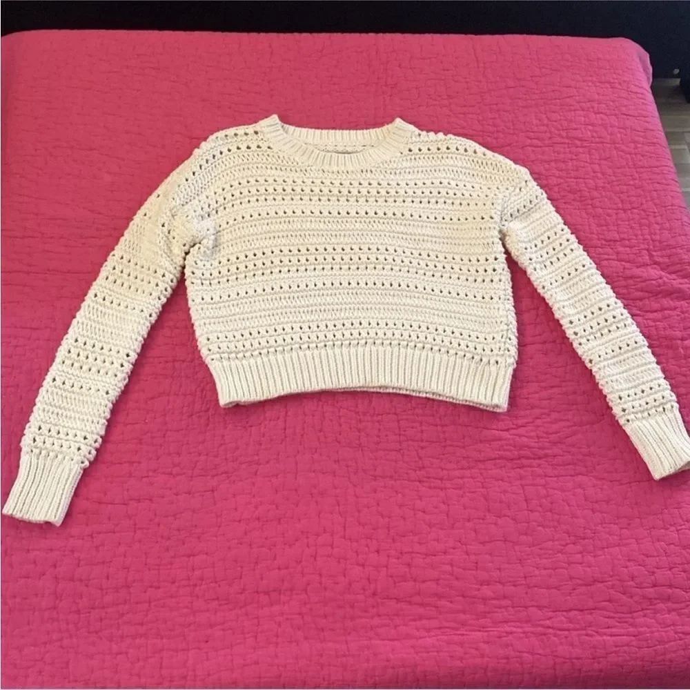 All Saints Women's Cream Sweater, XS - Picture 2 of 8